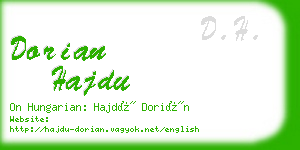 dorian hajdu business card